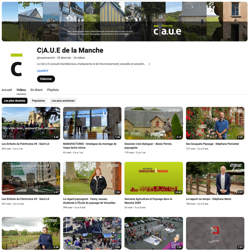 Abonnez-vous à la chaîne YouTube du C|A.U.E