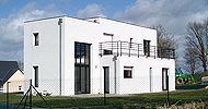 Maison individuelle à SAINT-LÔ. Bernard VIMOND, architecte DPLG.